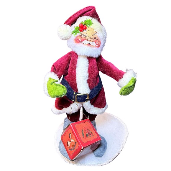 Vintage 1963 Annalee‎ Mobilitee Santa Claus Christmas Handmade Made in USA Retro - Picture 6 of 12